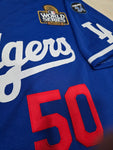 Dodgers WS Betts Jersey
