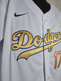 Dodgers Shohei Ohtani Gold Collection Jersey