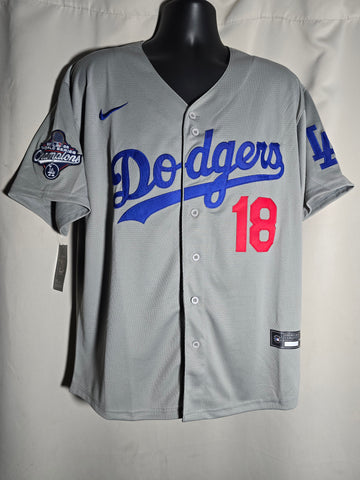 Dodgers Yamamoto 2025 World Champions Jersey