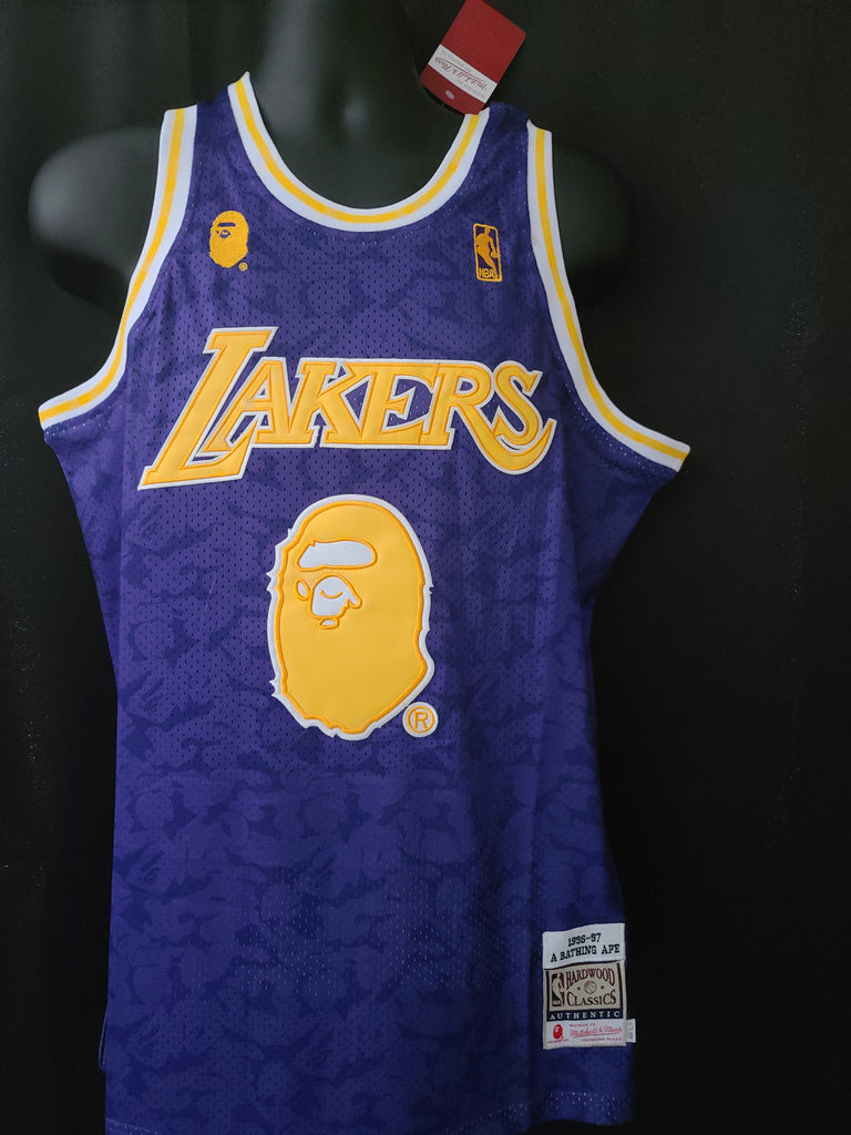 Bape, Shirts, Replica Bape Lakers Jersey