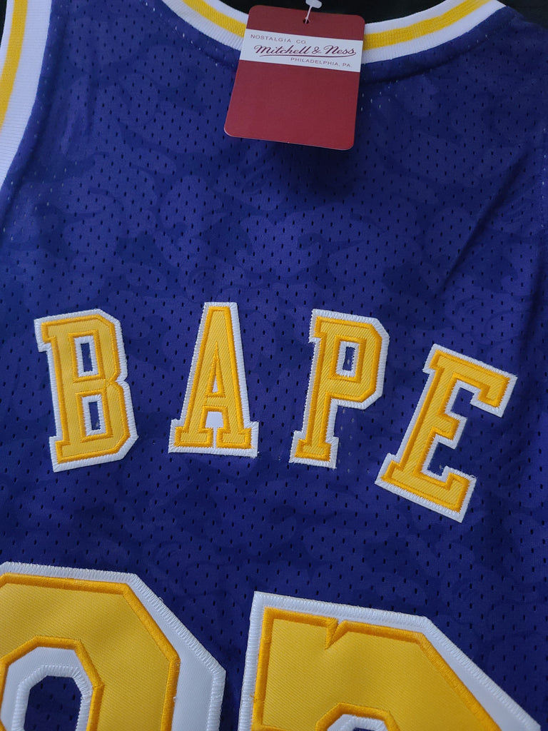 US$ 26.00 - 2023 LAKERS & BAPE #93 Purple Top Quality Hot Pressing NBA  Jersey - m.